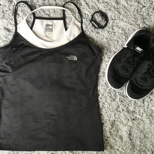 North Face Workout Tank Top W/ Built in Bra. M